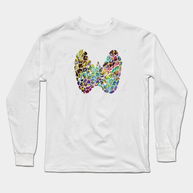 Thyroid gland Long Sleeve T-Shirt by erzebeth